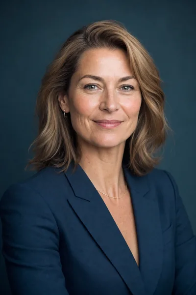Aleksandra Wierzba — portret wygenerowany przez SI; fikcyjna persona