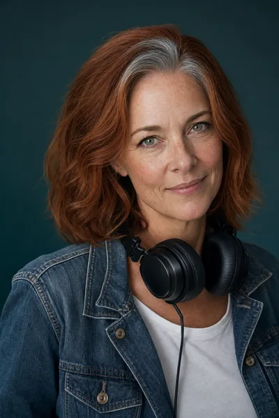 Iwona Szarek — portret wygenerowany przez SI; fikcyjna persona